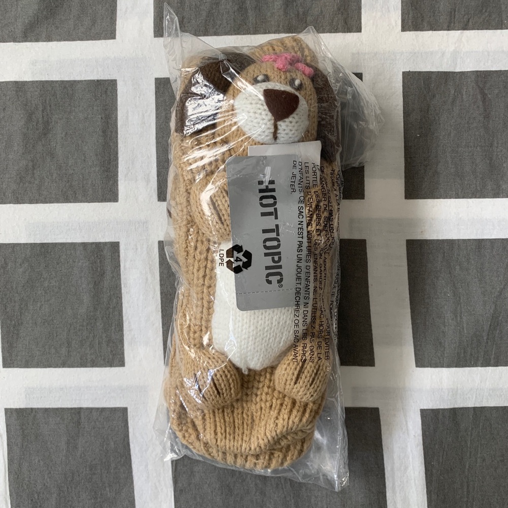 Hot Topic Dog Slipper Sock